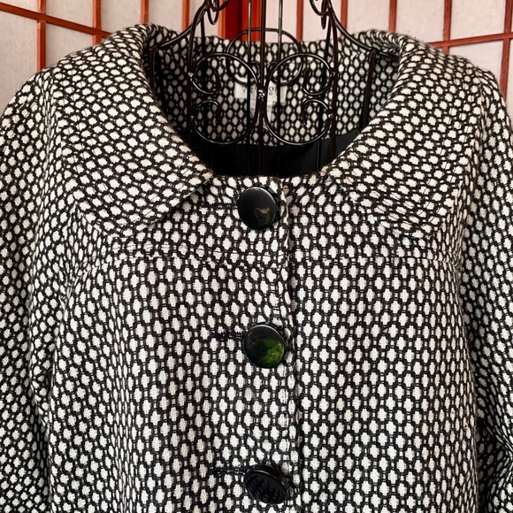 Allison Taylor Polka Dot Swing Waist Jacket - Picture 3 of 5